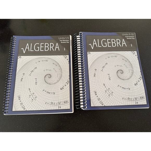 CLE Christian Light Education Algebra 1 Teacher Answer Key Sunrise Ed Light Unit - Picture 1 of 1